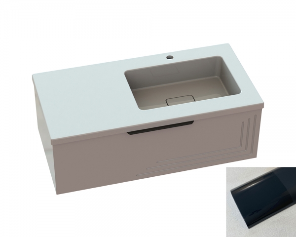 Тумба «Емілі» з умивальником «Арія» R