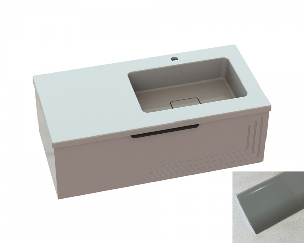 Тумба «Емілі» з умивальником «Арія» R