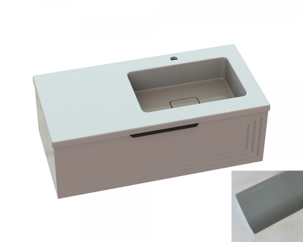 Тумба «Емілі» з умивальником «Арія» R