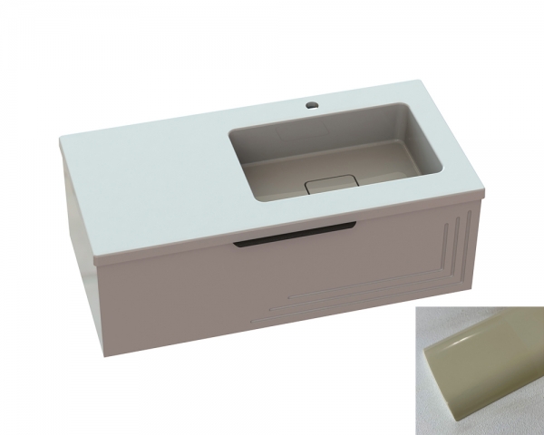 Тумба «Емілі» з умивальником «Арія» R