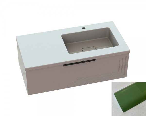 Тумба «Емілі» з умивальником «Арія» R