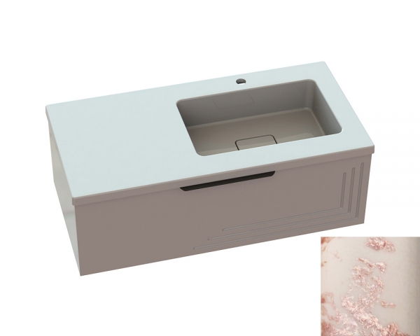 Тумба «Емілі» з умивальником «Арія» R