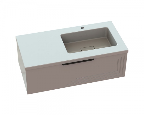 Тумба «Емілі» з умивальником «Арія» R