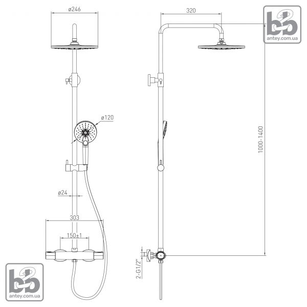 Душова система ''SISTEMA E''