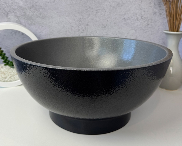 Умивальник «Селена» Чорно-сіра шагрень