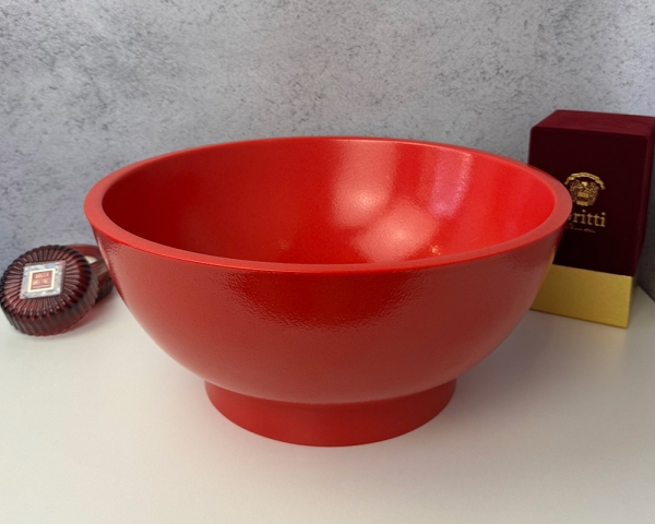 Умивальник «Селена» Червоний з глітером