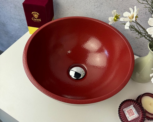 Умивальник ''Селена'' Бордо шагрень