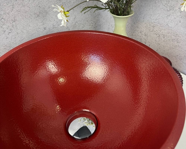 Умивальник ''Селена'' Бордо шагрень