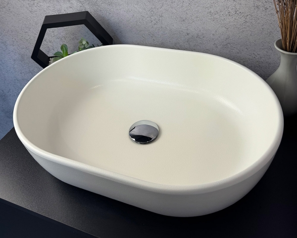 Умивальник «Персія»  Білий шагрень