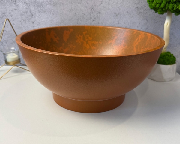 Умивальник «Селена» Теракот шагрень/візерунок