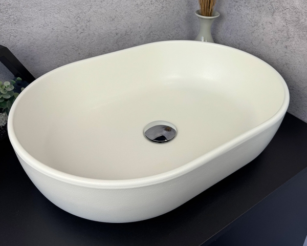 Умивальник «Персія»  Білий шагрень