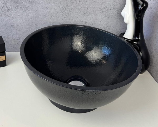 Умивальник «Селена» Антрацит шагрень