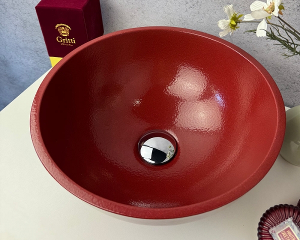 Умивальник ''Селена'' Бордо шагрень