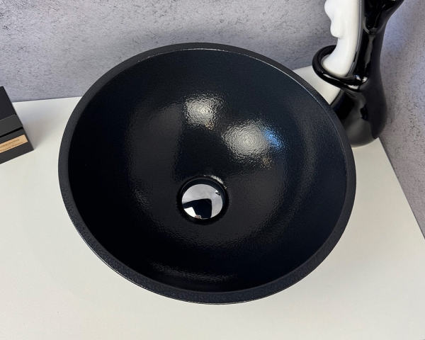 Умивальник «Селена» Антрацит шагрень