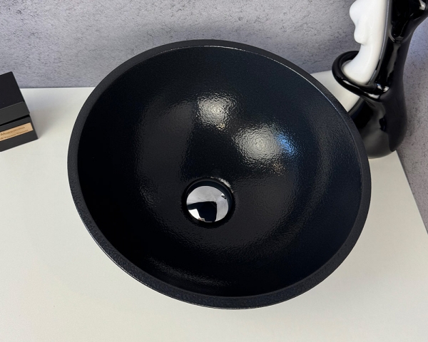 Умивальник «Селена» Антрацит шагрень