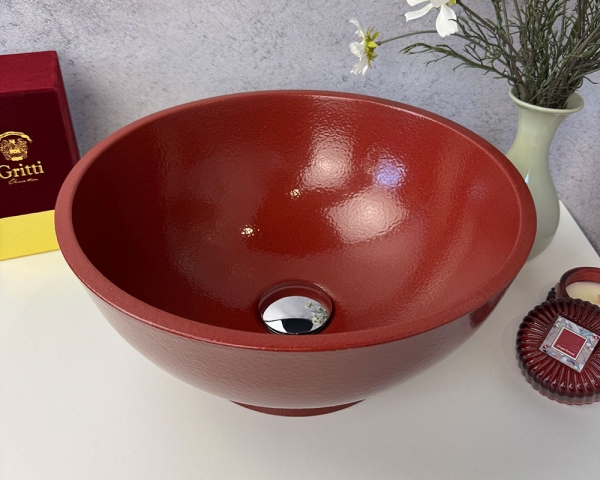 Умивальник ''Селена'' Бордо шагрень