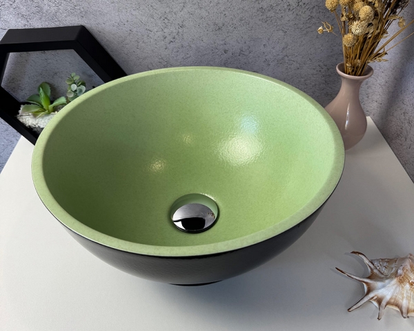 Умивальник ''Селена'' Чорно-оливкова шагрень