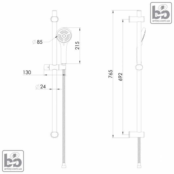 Душовий набір ''MODUS''