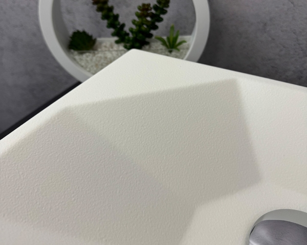 Умивальник «Меркурій» R Біла шагрень