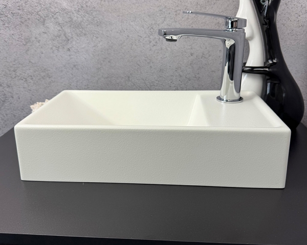  Умивальник «Естель» R Біла шагрень