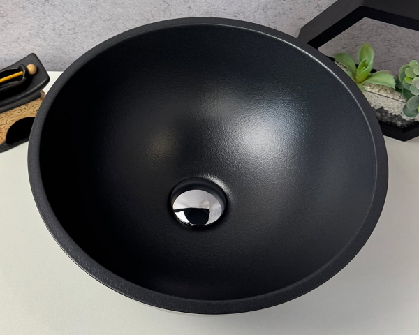 Умивальник «Селена» Меланіт шагрень