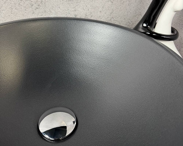 Умивальник «Камелія» Антрацит шагрень