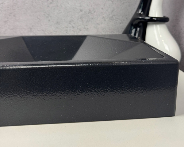 Умивальник «Меркурій» L Чорна шагрень з глітером