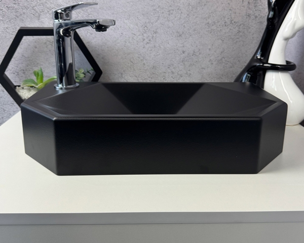 Умивальник «Тритон» L  Чорна шагрень