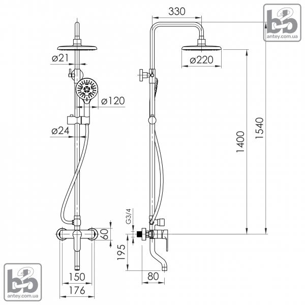 Душова система ''MODUS''