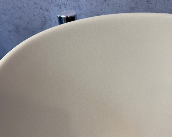 Умивальник «Лотос» Арктик/шагрень слонова кістка всередині