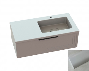 Тумба «Емілі» з умивальником «Арія» R