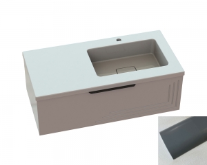 Тумба «Емілі» з умивальником «Арія» R