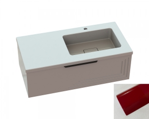 Тумба «Емілі» з умивальником «Арія» R