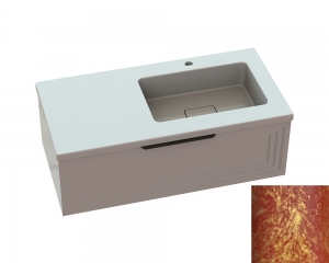 Тумба «Емілі» з умивальником «Арія» R