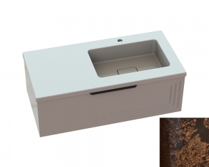 Тумба «Емілі» з умивальником «Арія» R