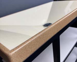 Умивальник «Вега» Іній з глітерною облямівкою