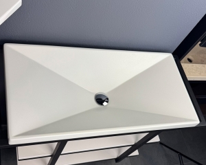 Умивальник «Вега» Білий шагрень