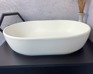 Умивальник «Персія»  Білий шагрень