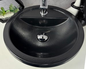 Умивальник «Терра» чорна шагрень