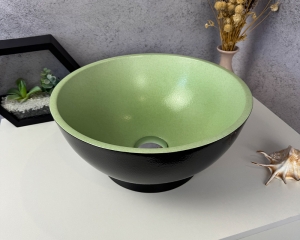 Умивальник ''Селена'' Чорно-оливкова шагрень