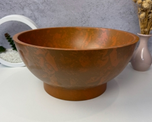 Умивальник «Селена» Теракот візерунок/шагрень