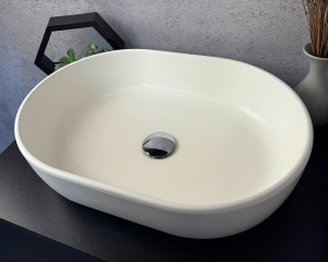 Умивальник «Персія»  Білий шагрень