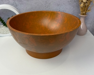 Умивальник «Селена» Теракот візерунок/шагрень