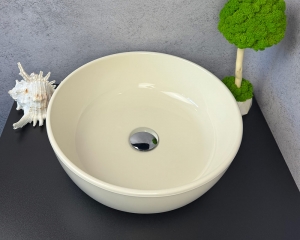 Умивальник «Сакура» Ваніль RAL1013 глянець