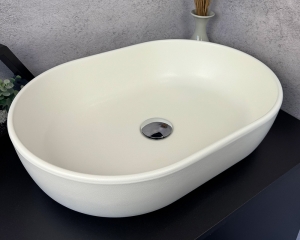 Умивальник «Персія»  Білий шагрень