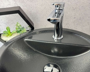 Умивальник «Терра» чорна шагрень