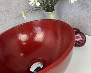 Умивальник ''Селена'' Бордо шагрень