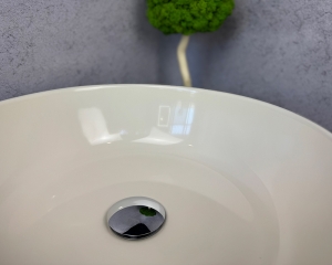 Умивальник «Сакура» Ваніль RAL1013 глянець