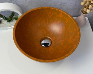 Умивальник «Селена» Теракот візерунок/шагрень