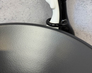 Умивальник «Камелія» Меланіт глянець зовні/антрацит шагрень всередині